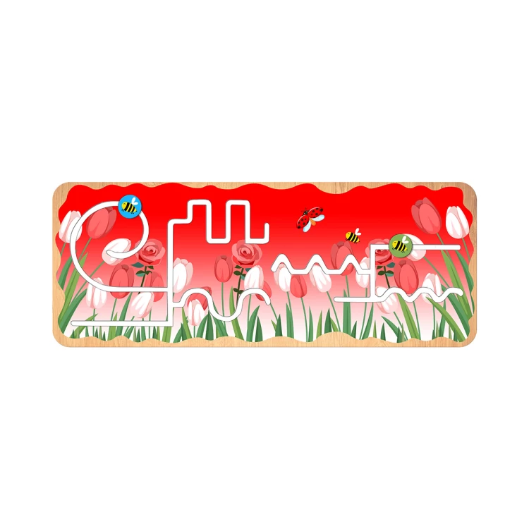 Lale ve Gül Desenli Duvar Kanal Çalışması