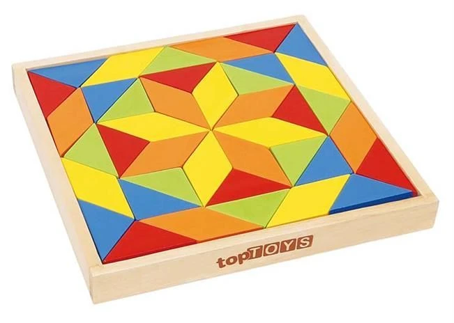 Ahşap Tangram Desen Tablası