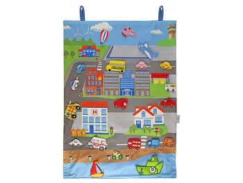 Cırtlı Kumaş Taşıtlar Panosu 47x67 cm