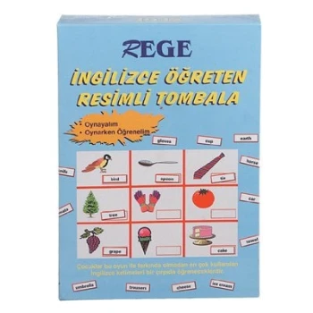 İngilizce Kelime Öğreten Resimli Tombala