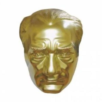 Altın Renkli Atatürk Maskı