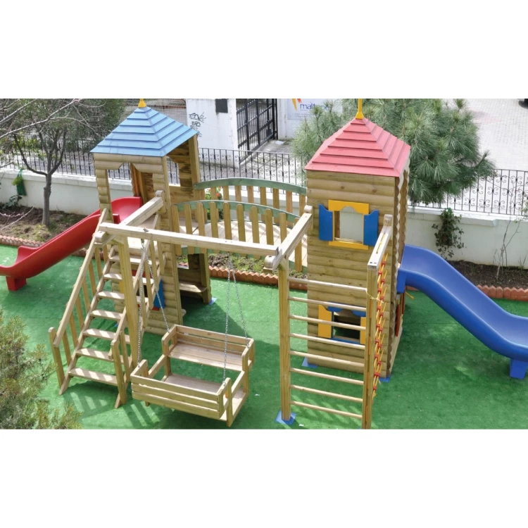 Ahşap Çocuk Oyun Parkı-53