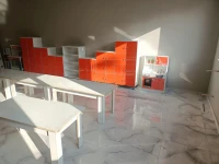 Anaokulu Hayglass Kapaklı Dolap Seti 380 cm