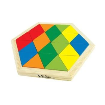 Ahşap Üçgen Puzzle