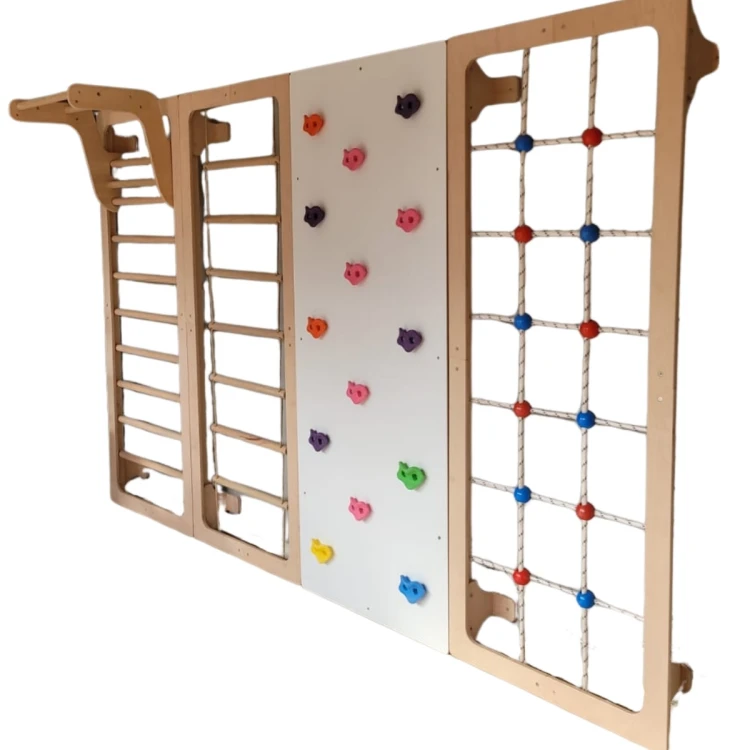 4 'lü Duvar Tipi Tırmanma Seti