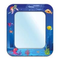 Anaokulu Deniz Desenli Lavabo Ayna