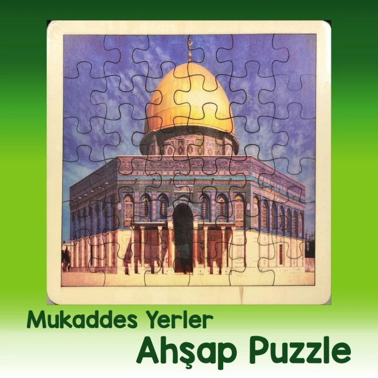 Kubbetüssahra Ahşap Puzzle 36 Parça 33x33 cm