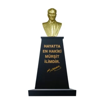 Kaideli Alüminyum Atatürk Büstü 230 cm