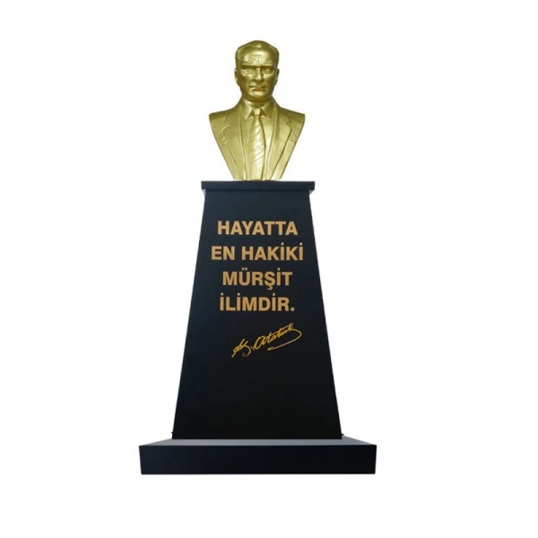 Kaideli Alüminyum Atatürk Büstü 230 cm