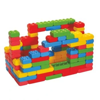 Anaokulu Plastik Mini Tuğla Blok 120 Parça (3+ Yaş)