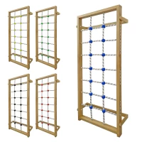 Anaokulu Ahşap Tırmanma Ağı