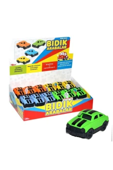 Kırılmaz Plastik Mini Arabalar Kutulu Set