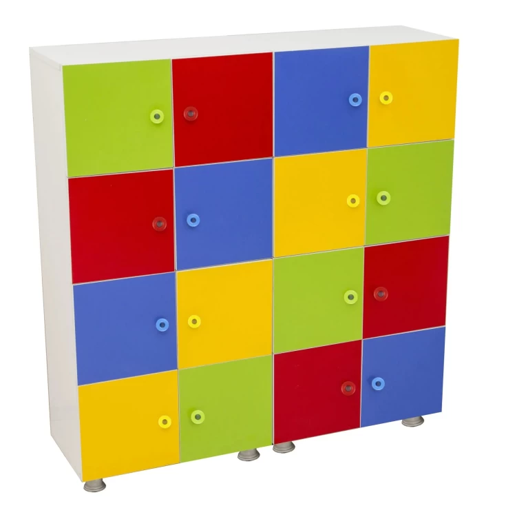 16 Kapaklı Öğrenci Dolabı