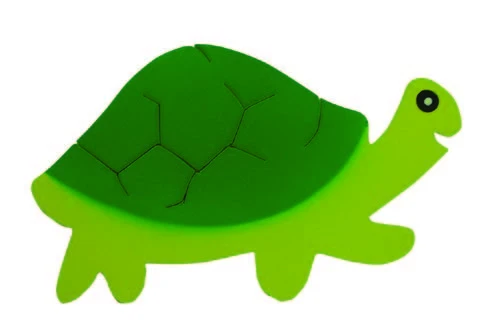 Ahşap Kaplumbağa Duvar Figürü 25 cm