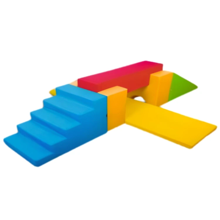 Merdivenli Köprü ve Rampa Sünger Oyun Parkuru Seti 270X120XH75