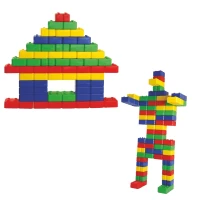 Anaokulu Plastik Eğitici Tuğla Blok 48 Parça (3+ Yaş)