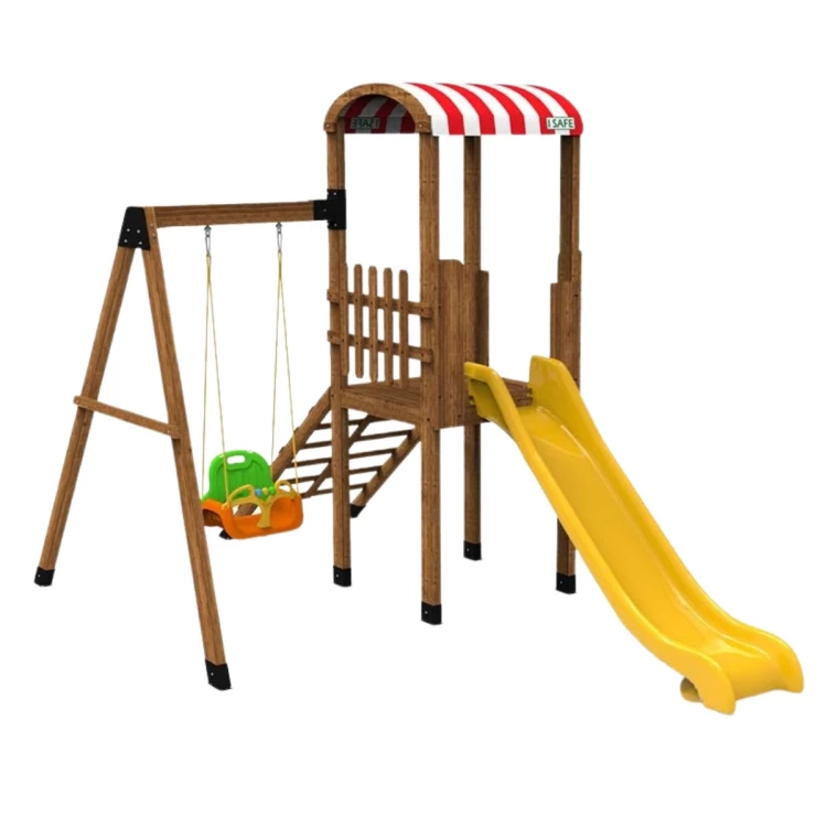 Ahşap Çocuk Oyun Parkı-34