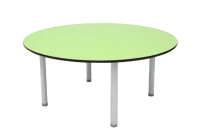 Metal Ayaklı Daire Masa 120 cm