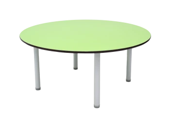 Metal Ayaklı Daire Masa 120 cm