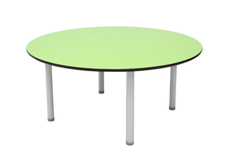 Metal Ayaklı Daire Masa 120 cm