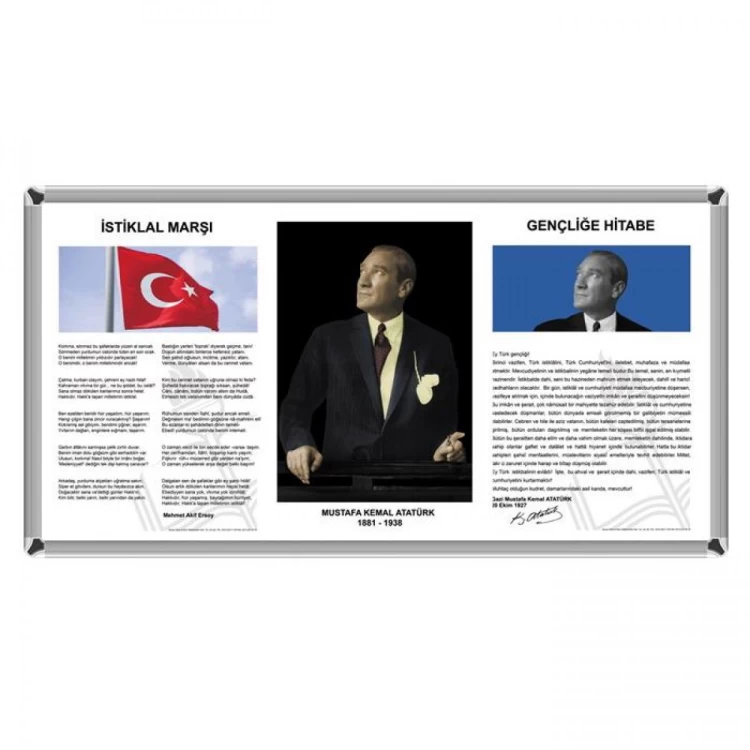 Metal Çerçeveli Milli Levha