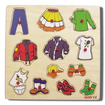 Giyeceklerimiz Tutmalı Puzzle 30x30 cm