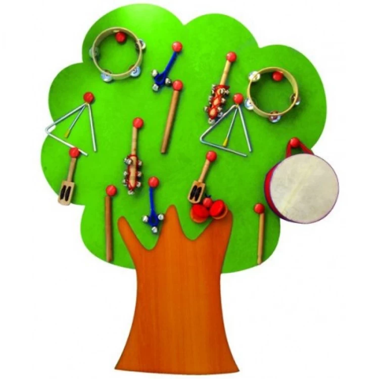 Ağaç Figürlü Müzik Köşesi Aletsiz