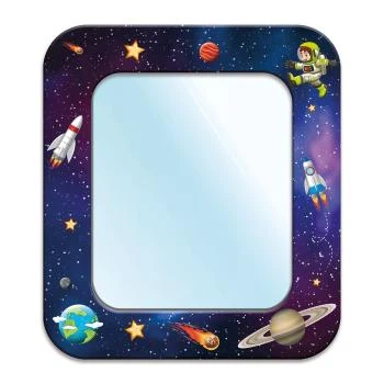 Anaokulu Uzay Desenli Lavabo Ayna