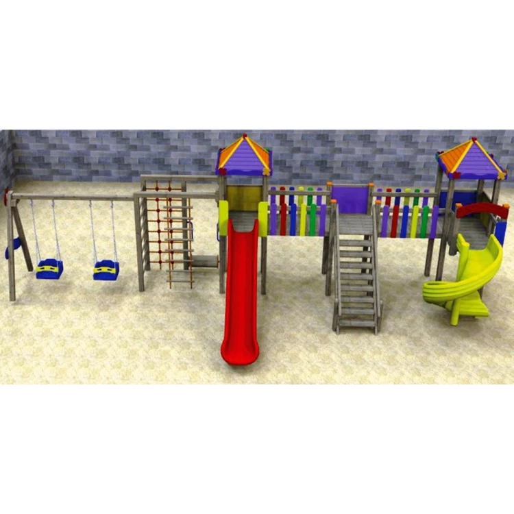 Ahşap Çocuk Oyun Parkı-2