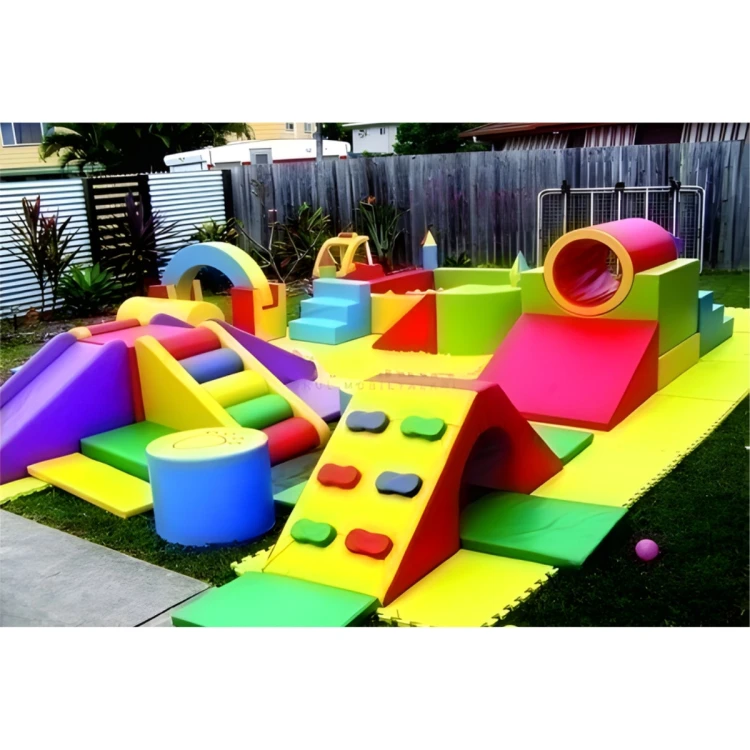 Anaokulu Modüler Sünger Tırmanma Parkuru 500x500