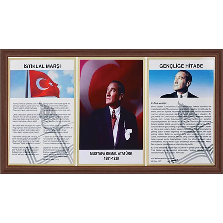 Ahşap Çerçeveli Milli Levha