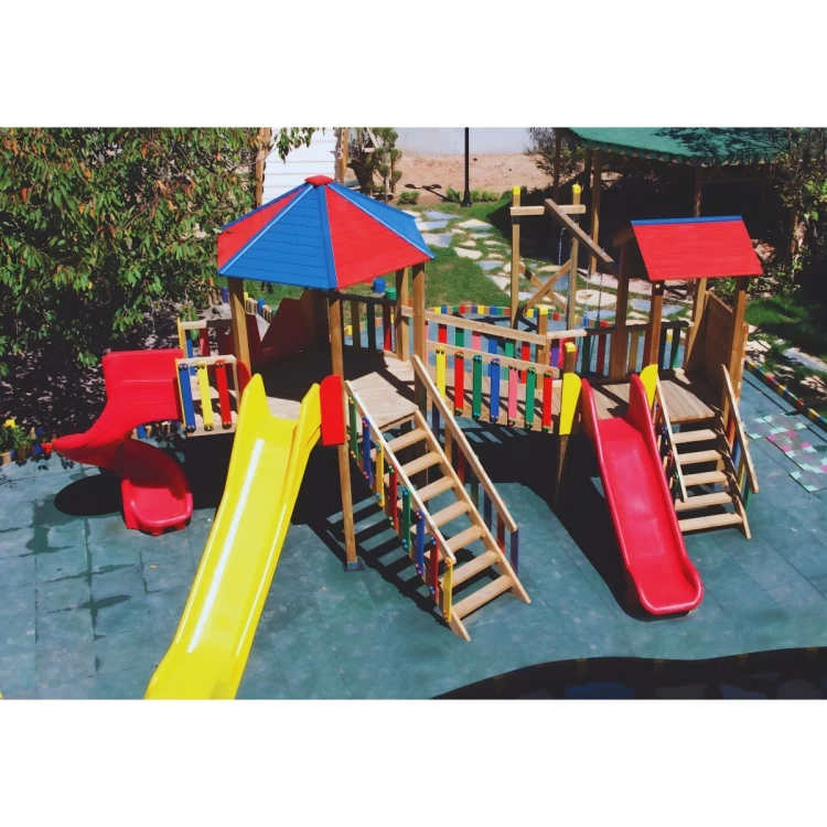 Ahşap Çocuk Oyun Parkı-29