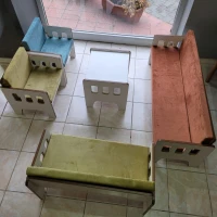 Anaokulu Ahşap Oturma Grubu