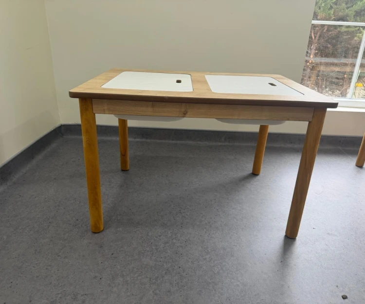 Çok Amaçlı Oyun Masası 2 Hazneli Kapaklı-3