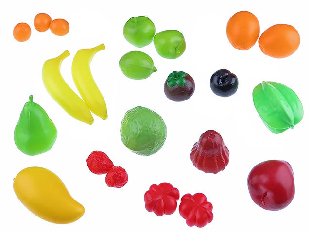 Sepetli Plastik Meyve Sebze Oyuncak Seti - görsel 2