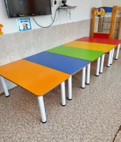 Renkli Kantin Masası 60x120x54 cm - görsel 2