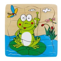 Kat Kat Kurbağa Yaşam Döngüsü Puzzle - görsel 2
