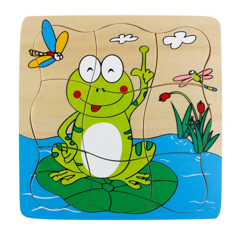 Kat Kat Kurbağa Yaşam Döngüsü Puzzle - görsel 2
