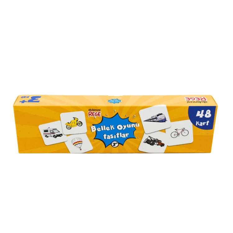 Taşıtlar Hafıza Oyunu 48 Kart - görsel 4
