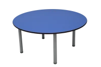 Metal Ayaklı Daire Masa 120 cm - görsel 4