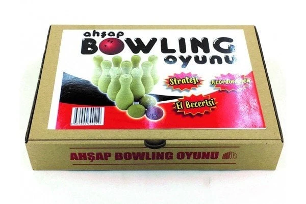 Ahşap Bowling Oyunu 10 Labutlu - görsel 2
