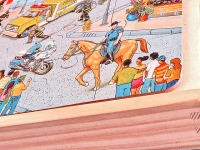 Taşıtlar Temalı Puzzle Seti 4x24 Parça Ahşap Kutulu - görsel 2