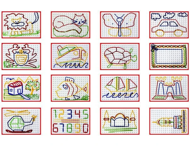 İp Geçirme Desen Platformu 6'lı Sınıf Seti - görsel 4