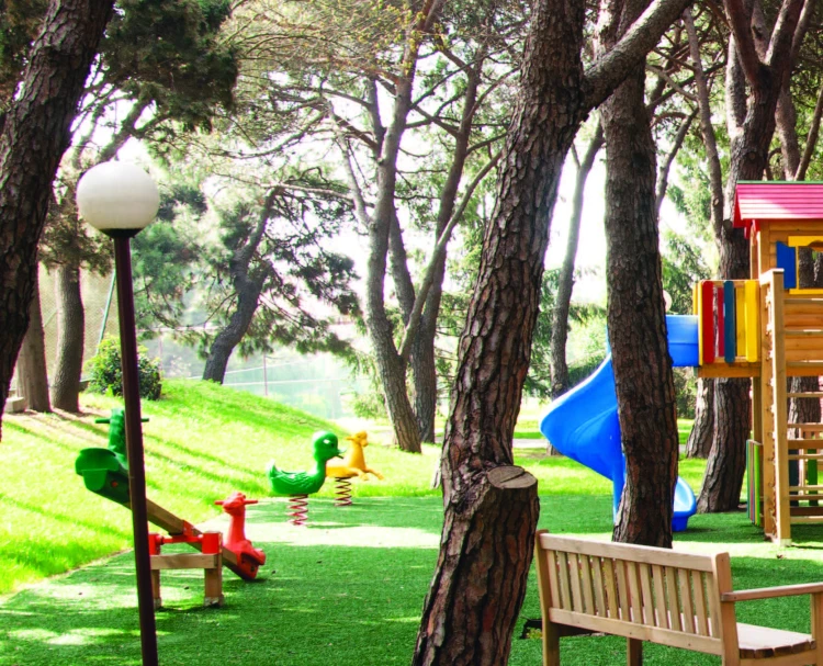 Ağaçlık Alan Ahşap Oyun Parkı - görsel 2