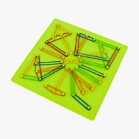 Çift Taraflı Geometri Tahtası 18x18 cm - görsel 2