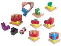 Ahşap Akıl Küpü 9x9x9 cm - görsel 2