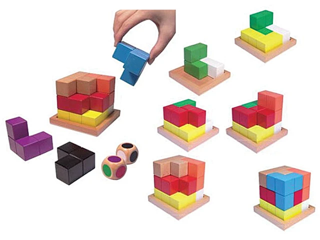 Ahşap Akıl Küpü 9x9x9 cm - görsel 2