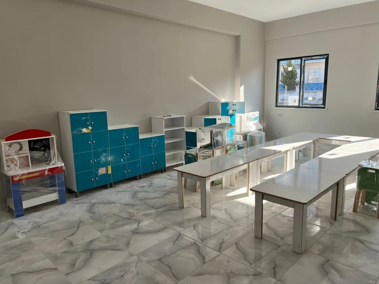 Anaokulu Hayglass Kapaklı Dolap Seti 380 cm - görsel 3