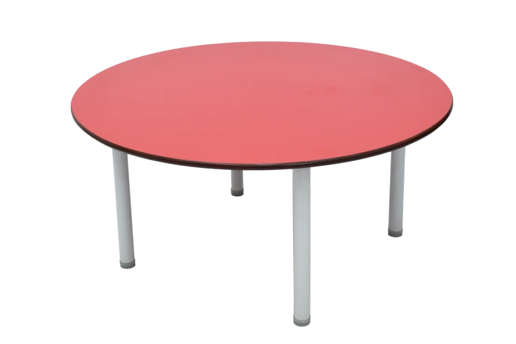 Metal Ayaklı Daire Masa 120 cm - görsel 2