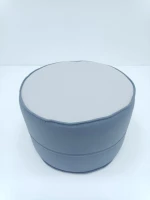 Kumaş Silindir Puf 25 cm - görsel 2